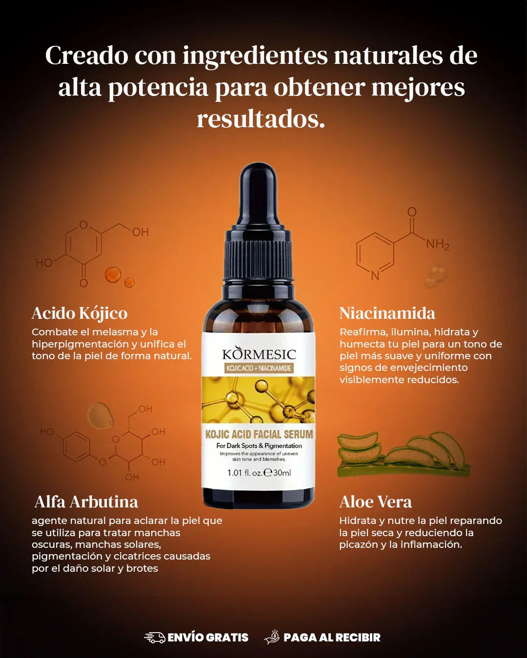 2X1 - SÉRUM ANTIMANCHAS DE ÁCIDO KÓJICO Y NIACINAMIDA